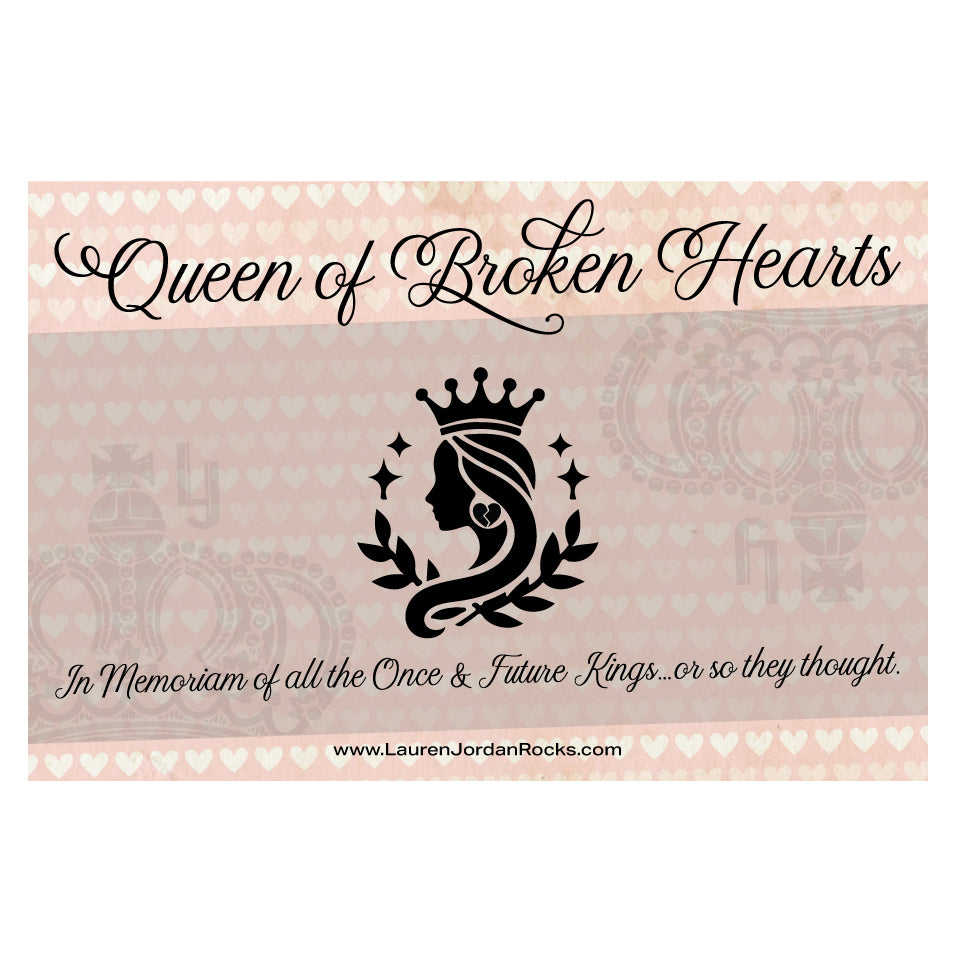 Lauren Jordan - Glam Rock - Vintage - Queen of Broken Hearts - Artwork