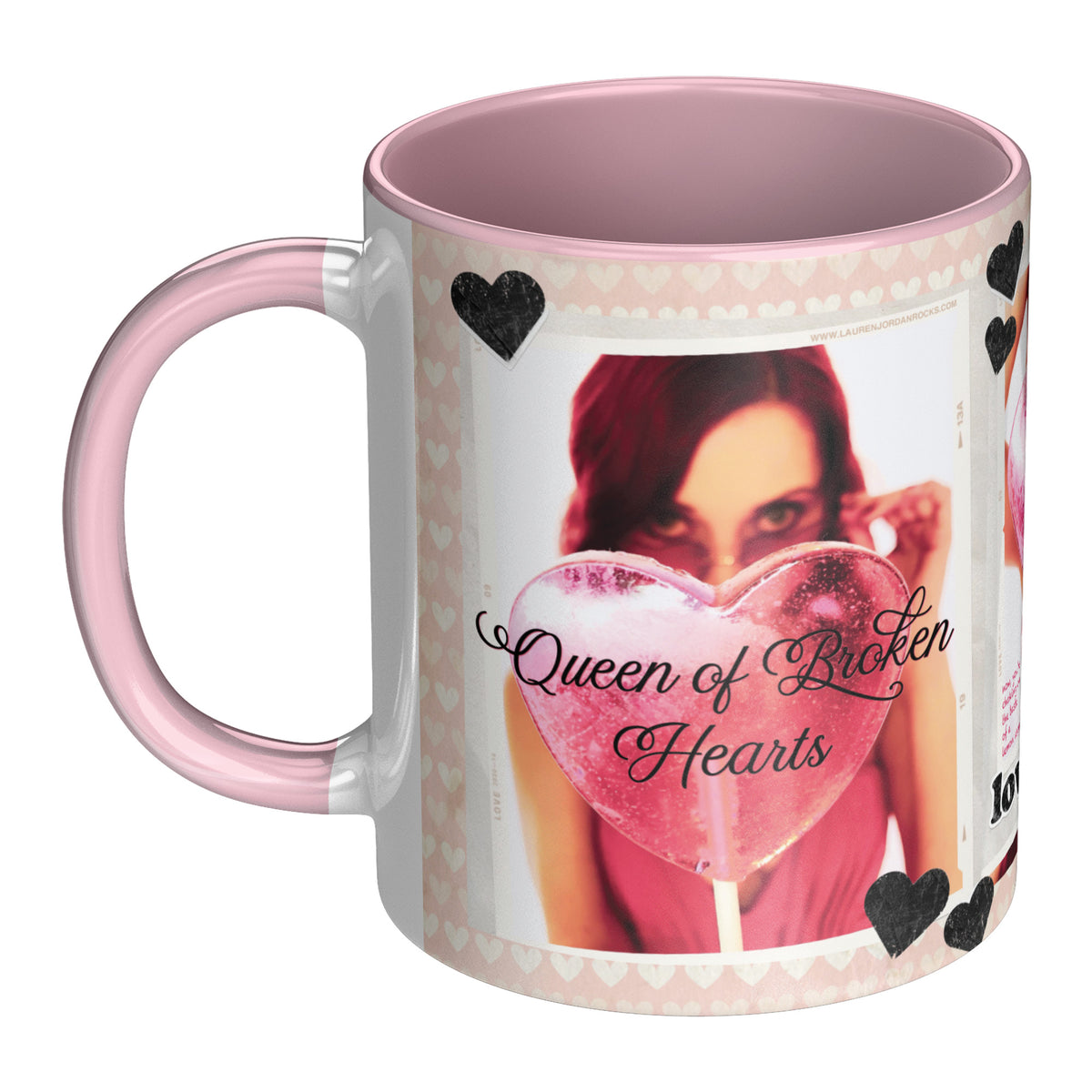 Lauren Jordan - Glam Rock - Vintage - Queen of Broken Hearts - Mug - Mock-up 2