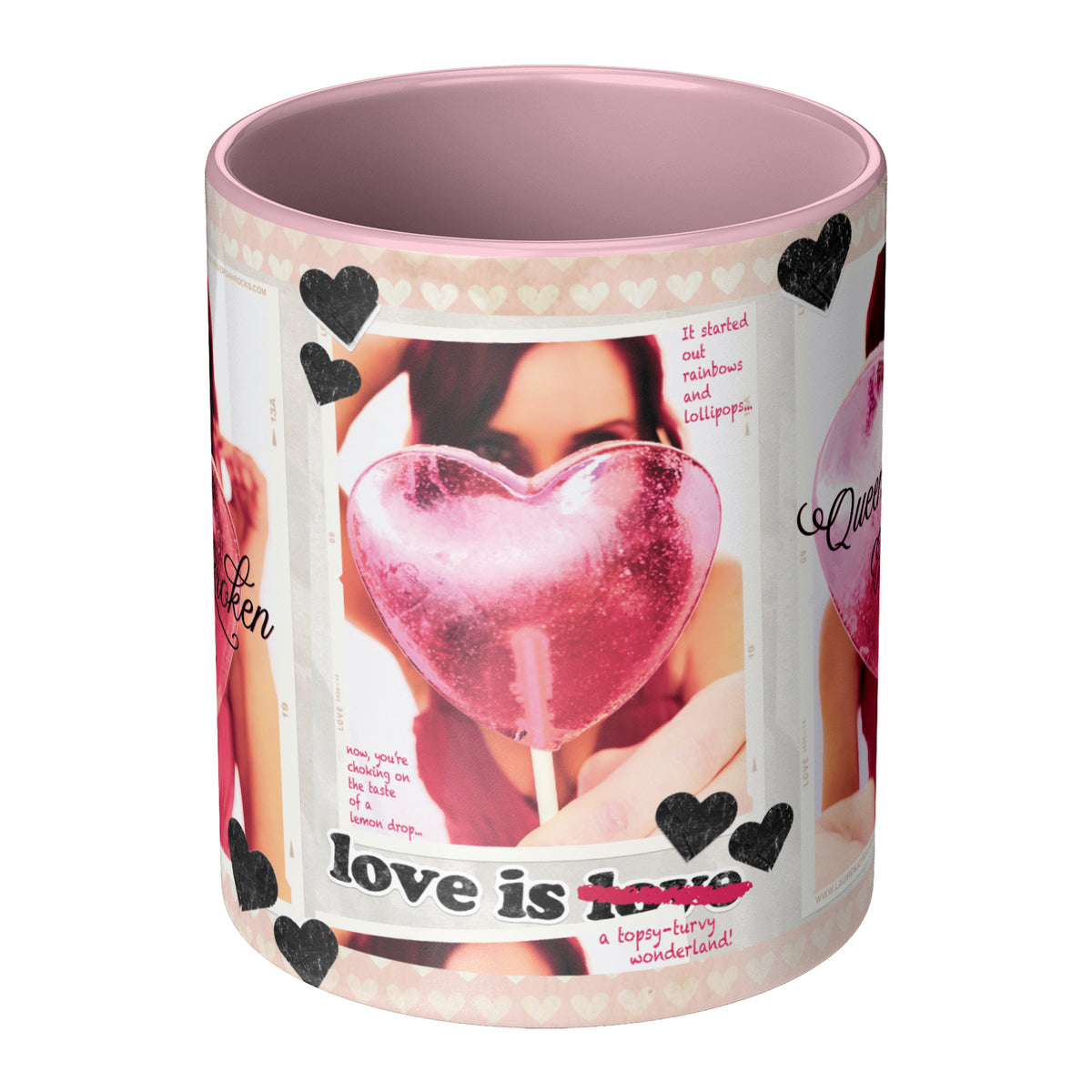 Lauren Jordan - Glam Rock - Vintage - Queen of Broken Hearts - Mug - Mock-up 3