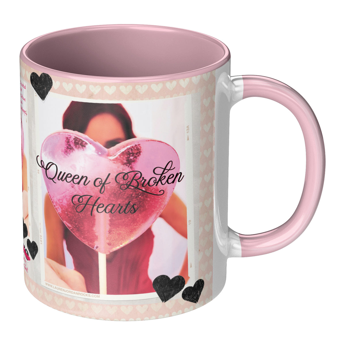 Lauren Jordan - Glam Rock - Vintage - Queen of Broken Hearts - Mug - Mock-up 4