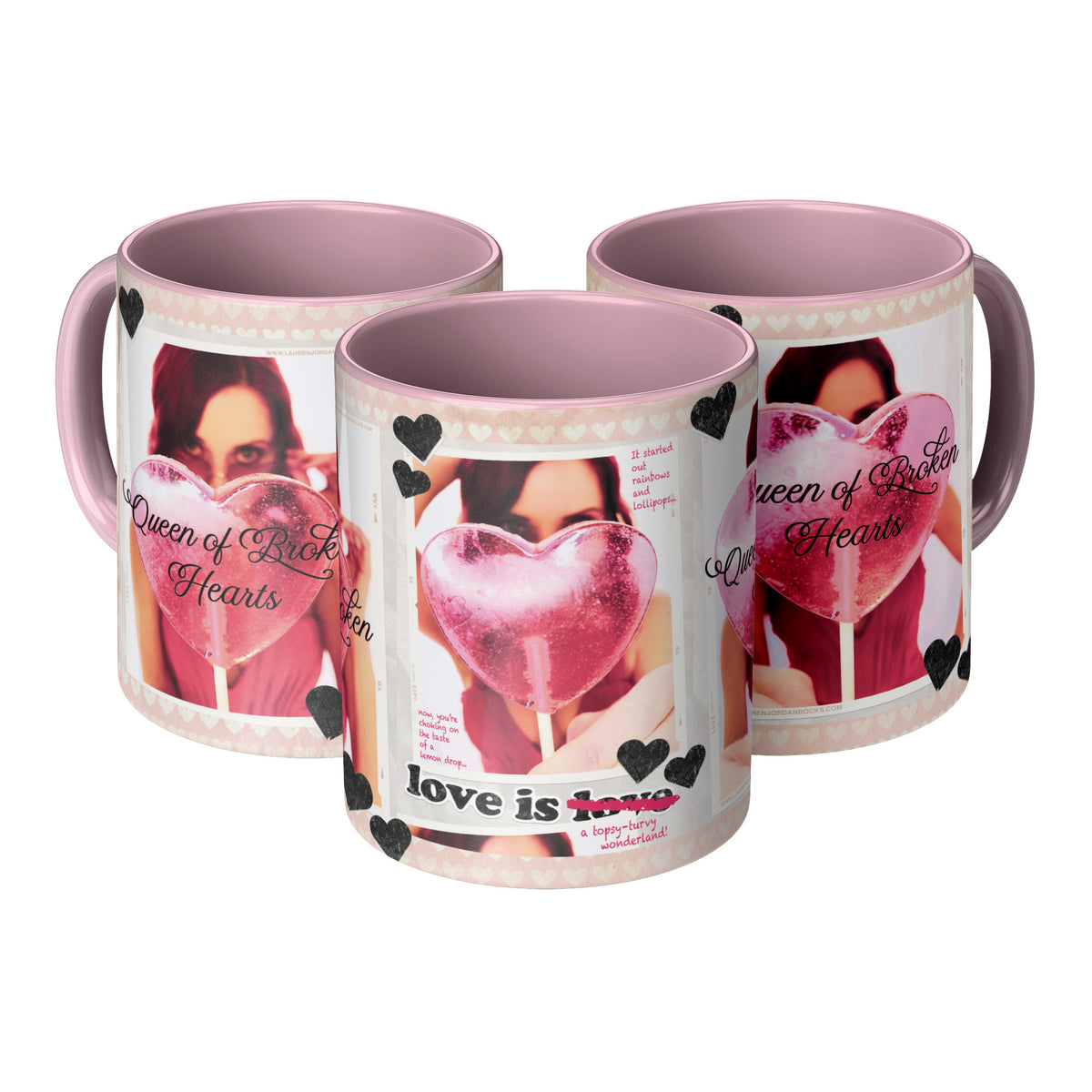 Lauren Jordan - Glam Rock - Vintage - Queen of Broken Hearts - Mug - Mock-up 5