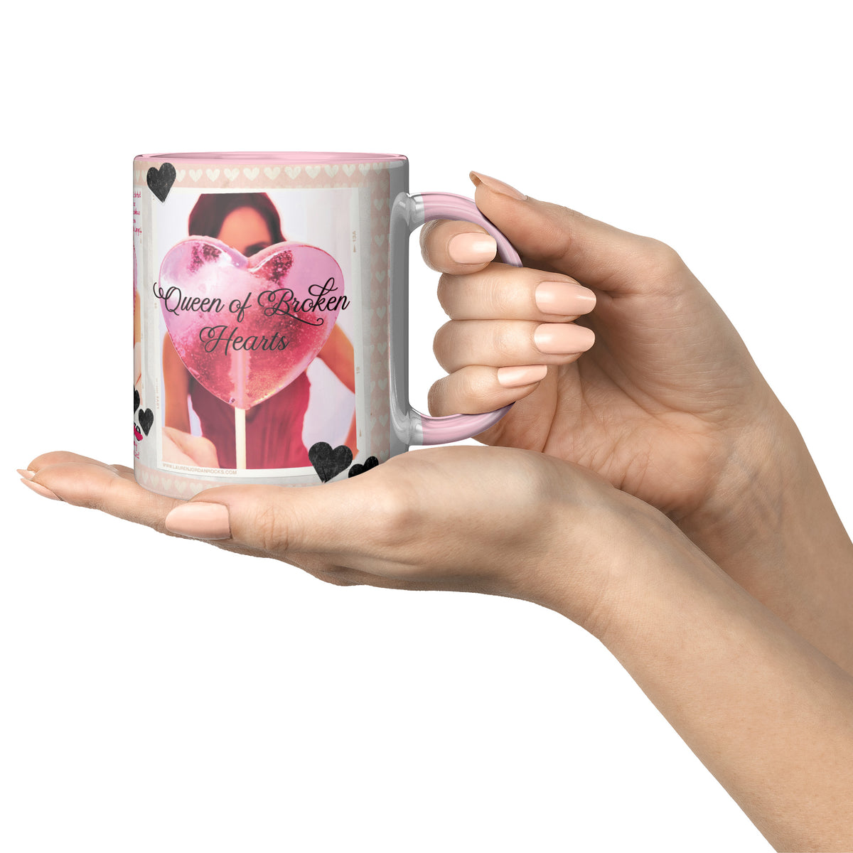 Lauren Jordan - Glam Rock - Vintage - Queen of Broken Hearts - Mug - Mock-up 6