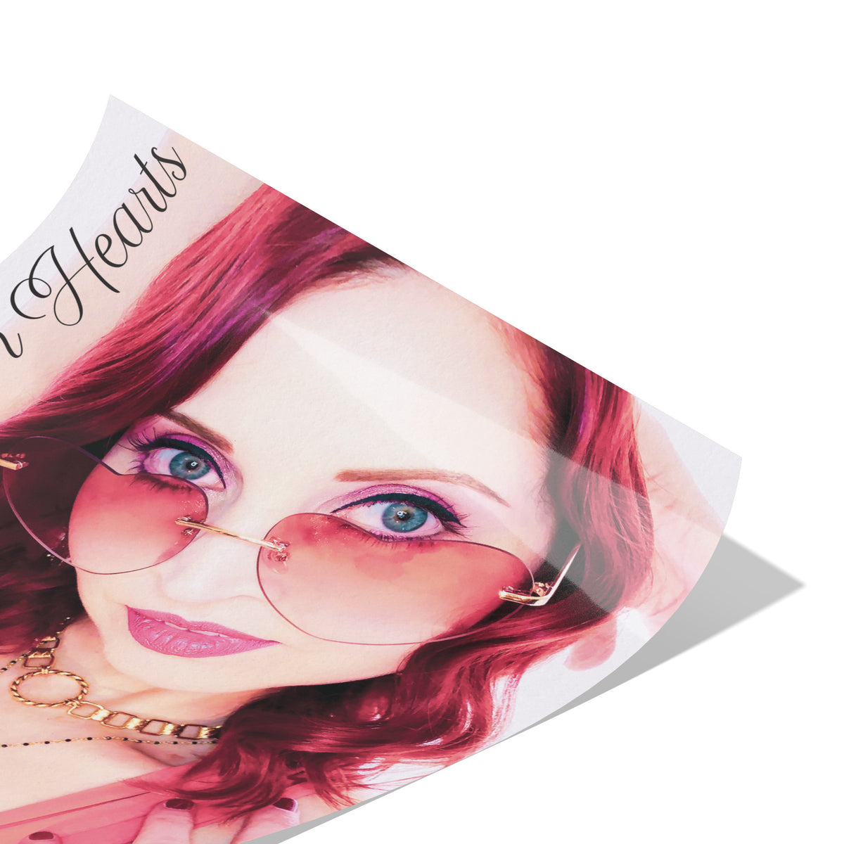 Lauren Jordan - Glam Rock - Vintage - Queen of Broken Hearts - Poster - Mock-Up 4