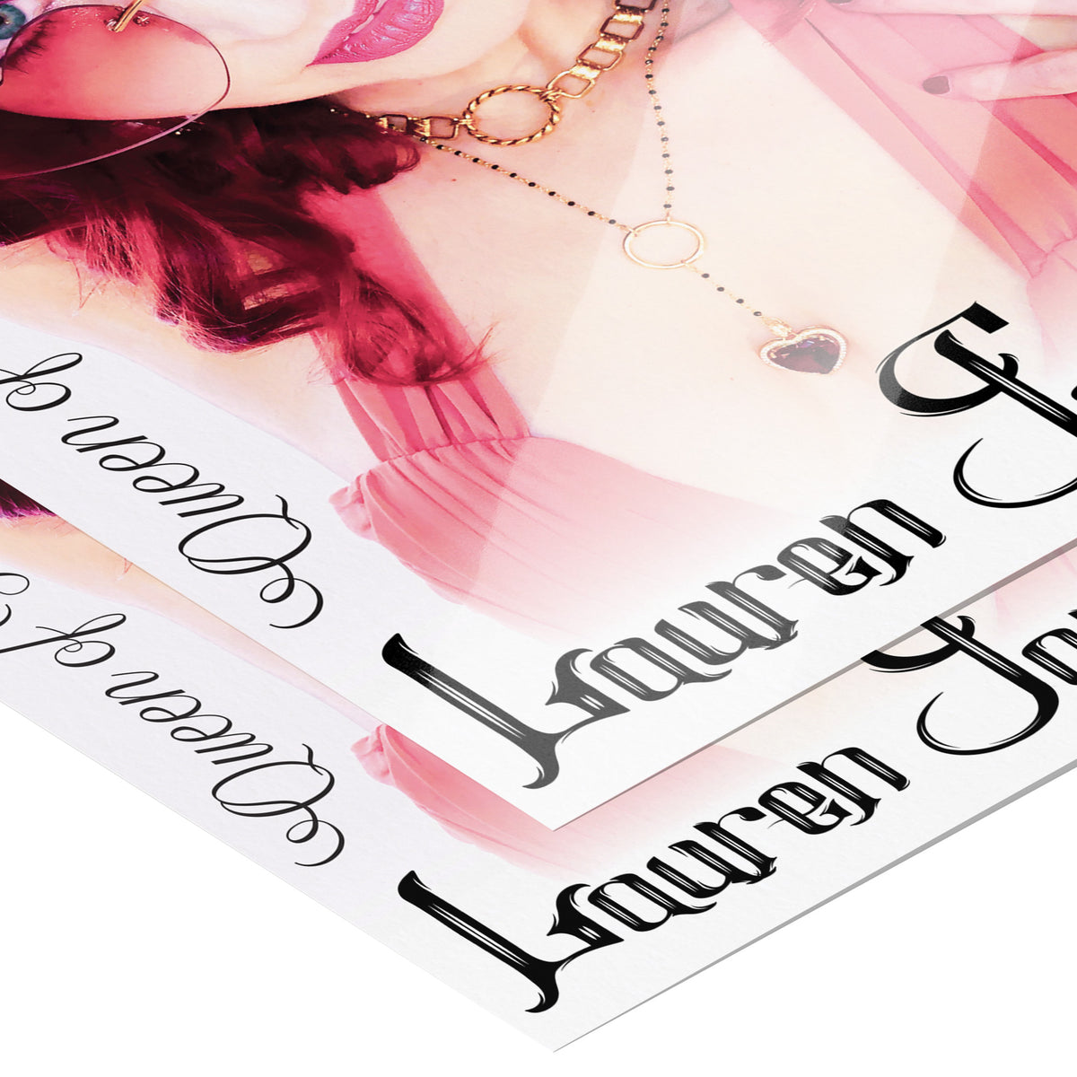 Lauren Jordan - Glam Rock - Vintage - Queen of Broken Hearts - Poster - Mock-Up 5