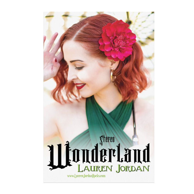 Lauren Jordan - Glam Rock - Vintage - Stereo Wonderland - Poster - Mock-Up 2
