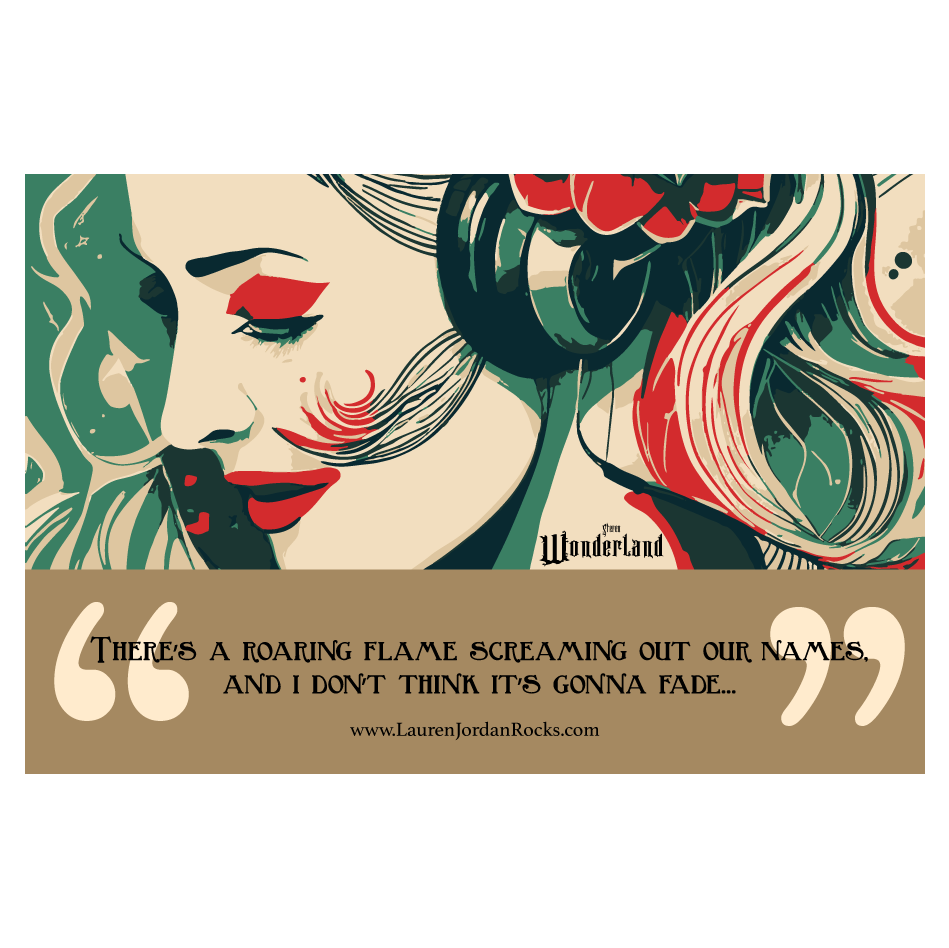 Lauren Jordan - Glam Rock - Vintage - Stereo Wonderland - Stereo Candle - Artwork