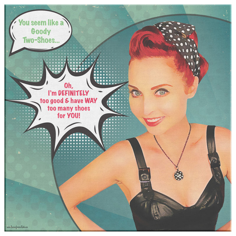 Lauren Jordan - Glam Rock - Vintage - Tea & Tele Tuesdays - Canvas Art - Mock-Up 1