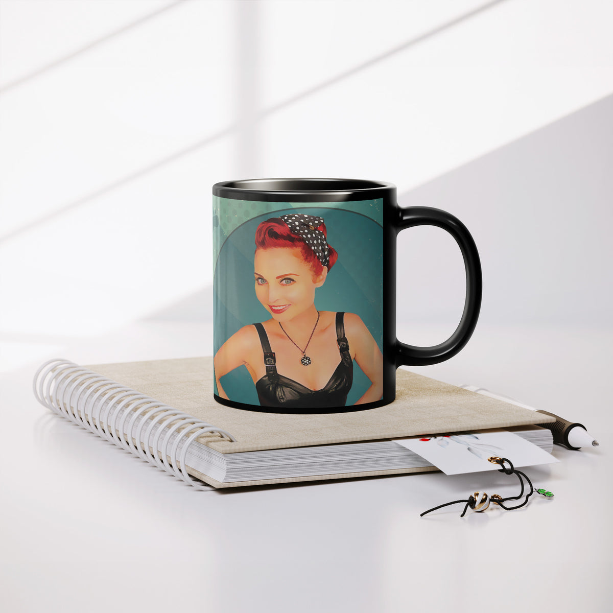 Lauren Jordan - Glam Rock - Vintage - Tea & Tele Tuesdays - Mug - Mock-up 11