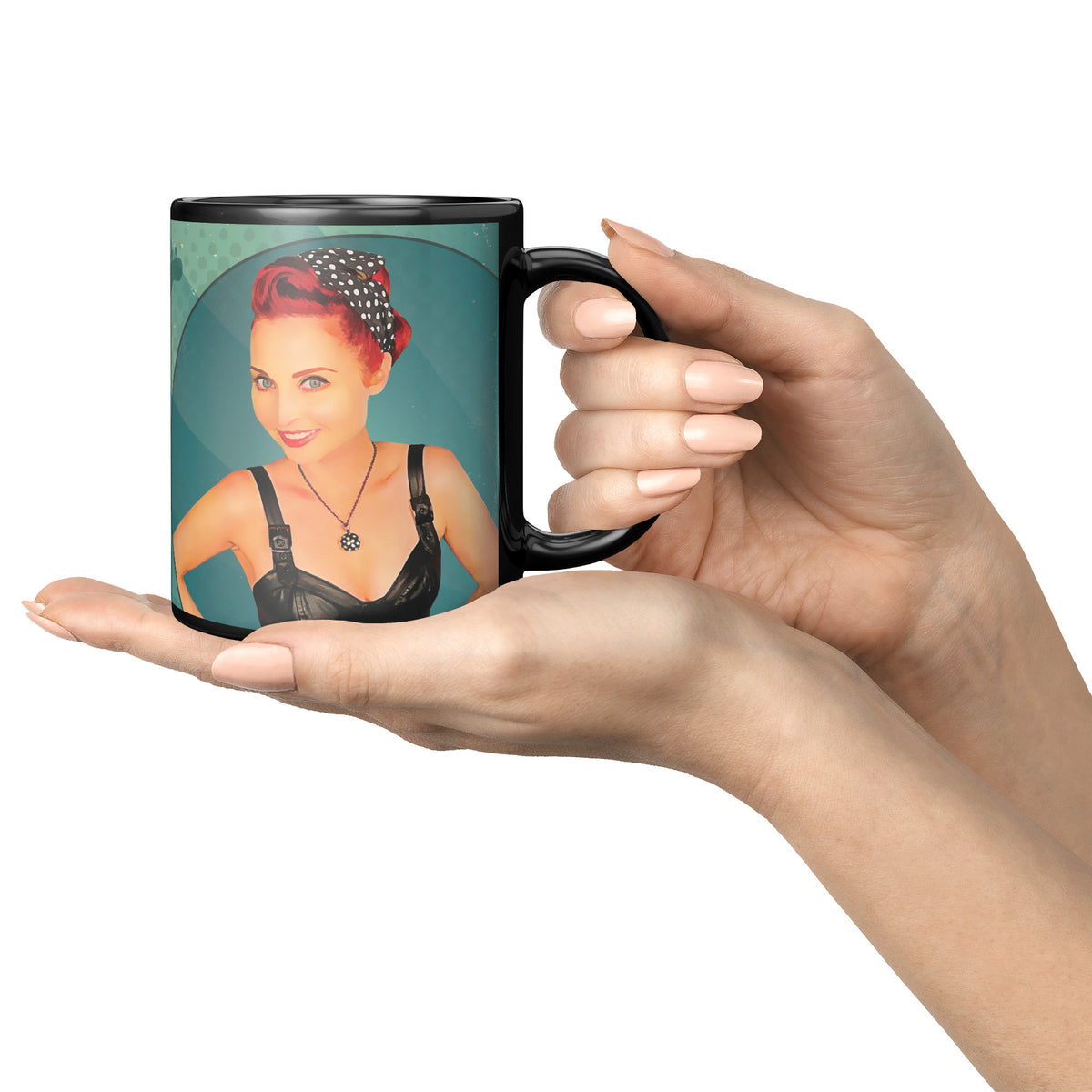 Lauren Jordan - Glam Rock - Vintage - Tea & Tele Tuesdays - Mug - Mock-Up 5