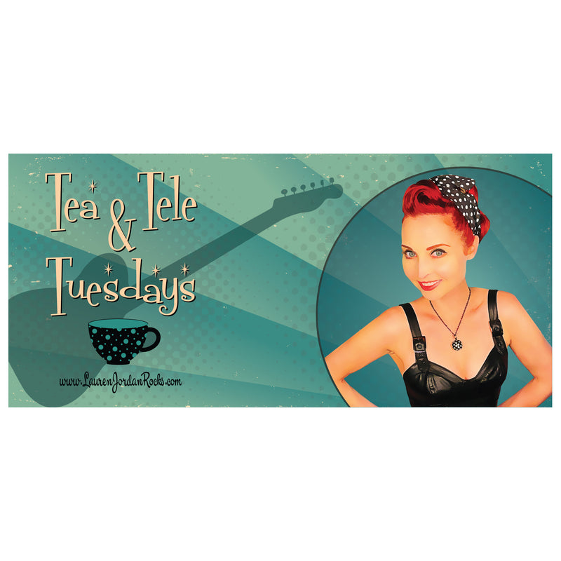 Lauren Jordan - Glam Rock - Vintage - Tea & Tele Tuesdays - Mug - Mock-up 9