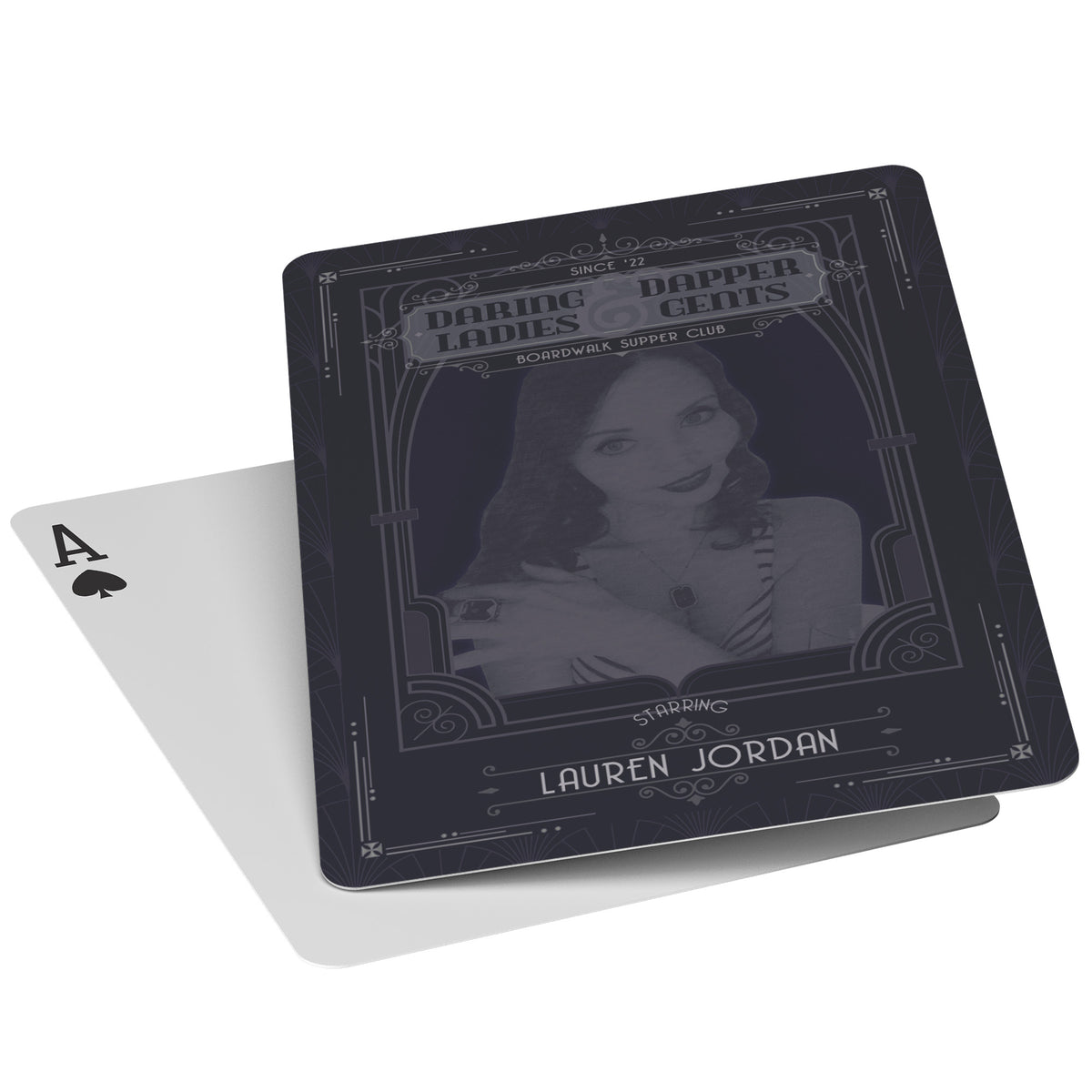 Lauren Jordan - Glam Rock - Vintage - The Boardwalk - Playing Cards - Mock-Up 1