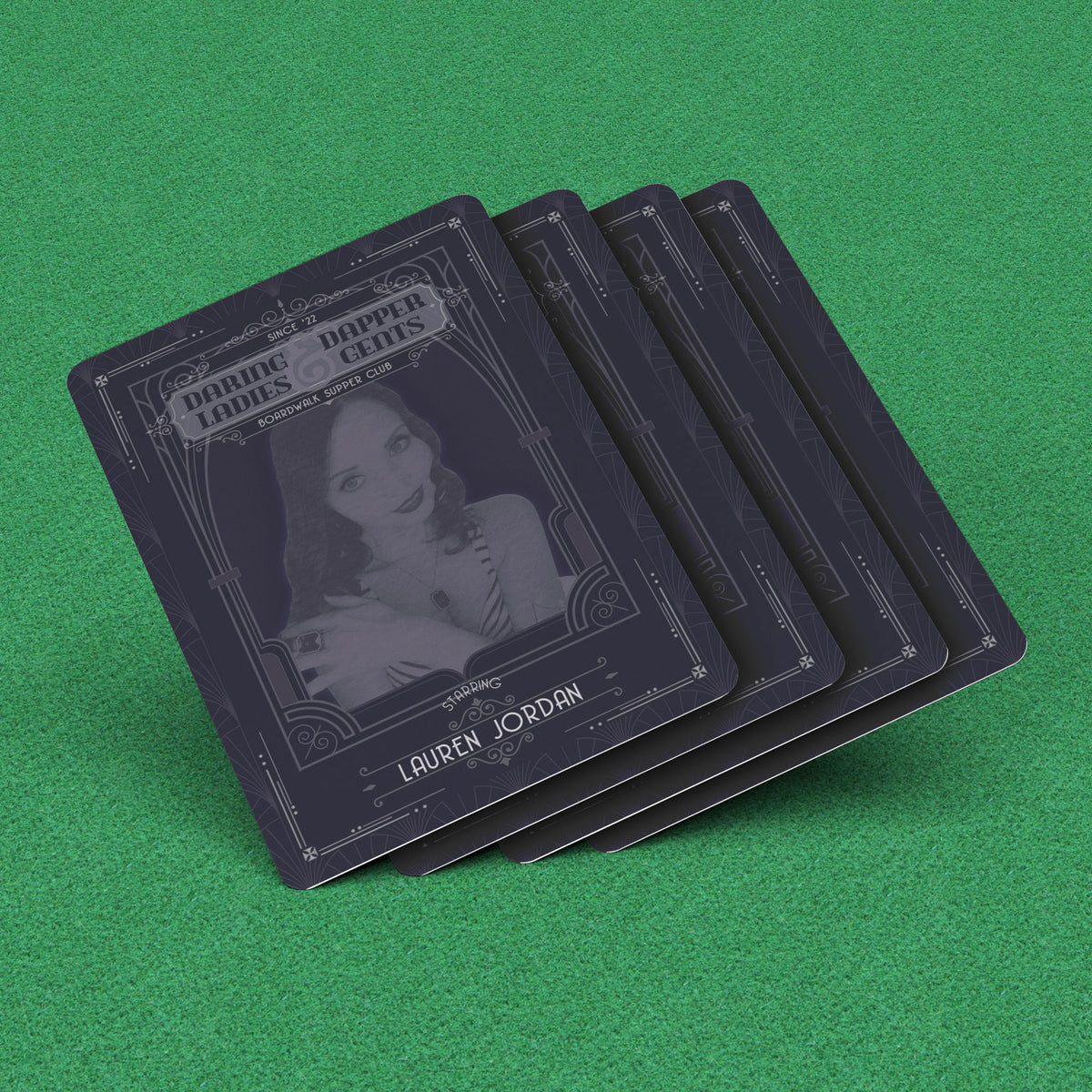 Lauren Jordan - Glam Rock - Vintage - The Boardwalk - Playing Cards - Mock-Up 2