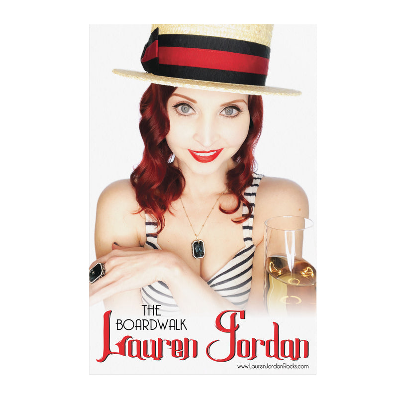 Lauren Jordan - Glam Rock - Vintage - The Boardwalk - Poster - Mock-Up 2