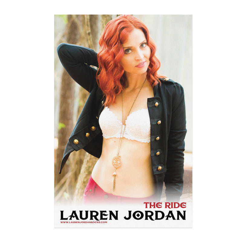 Lauren Jordan - Glam Rock - Vintage - The Ride - Poster - Mock-Up 2