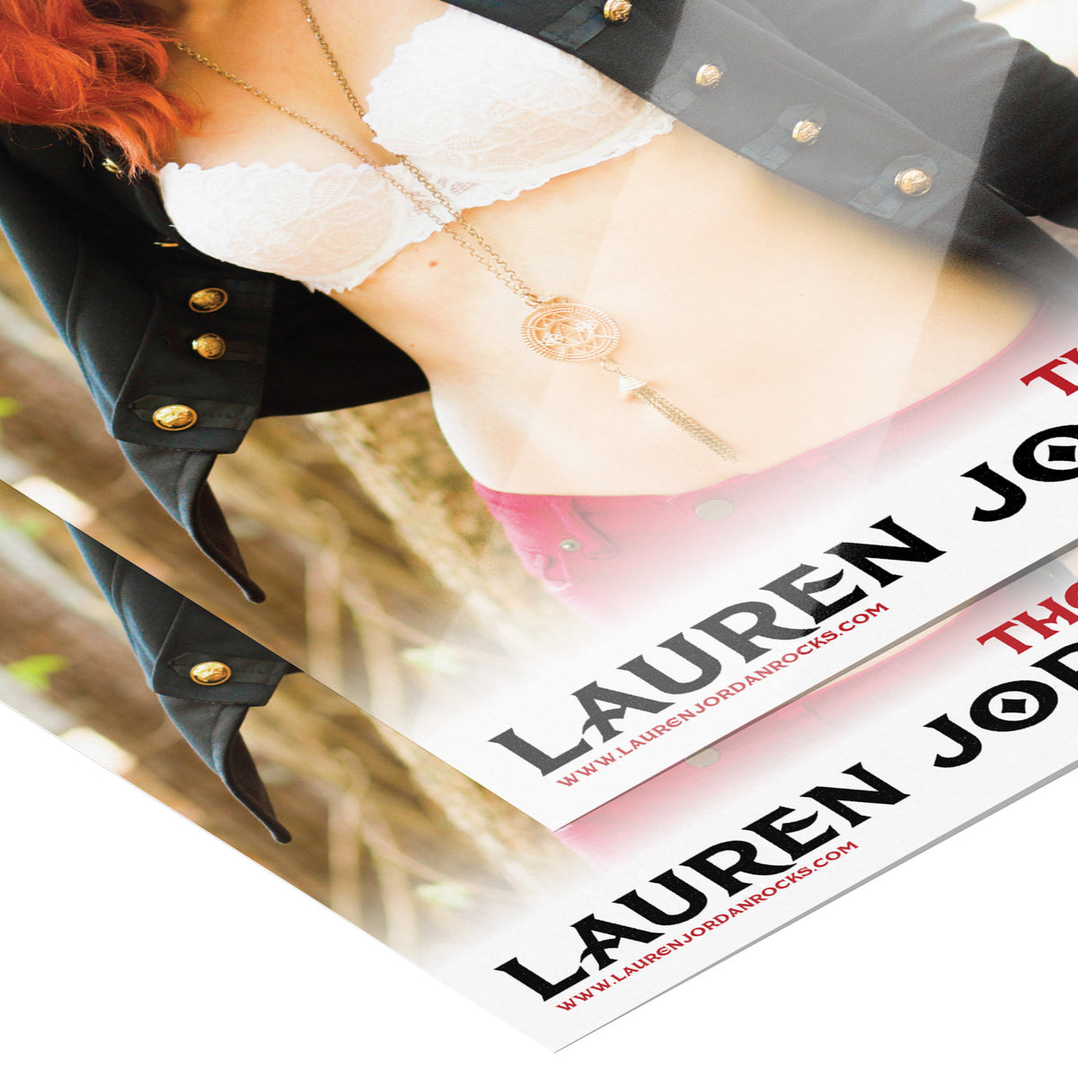 Lauren Jordan - Glam Rock - Vintage - The Ride - Poster - Mock-Up 5